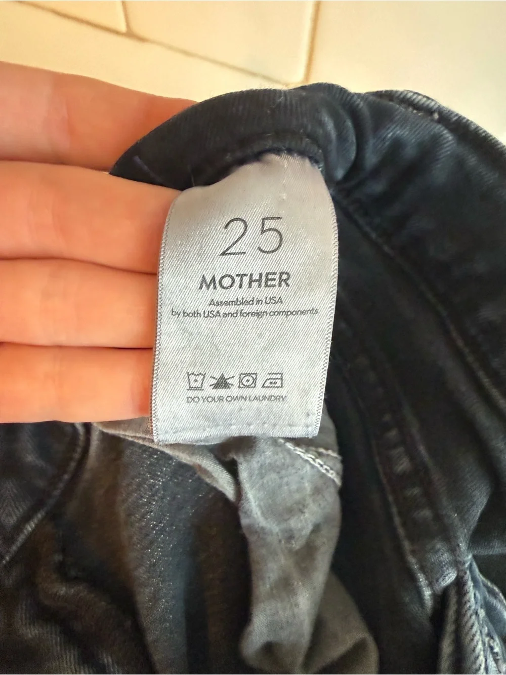 Women's * Mother Dark Blue Jeans - Classic Straight Fit